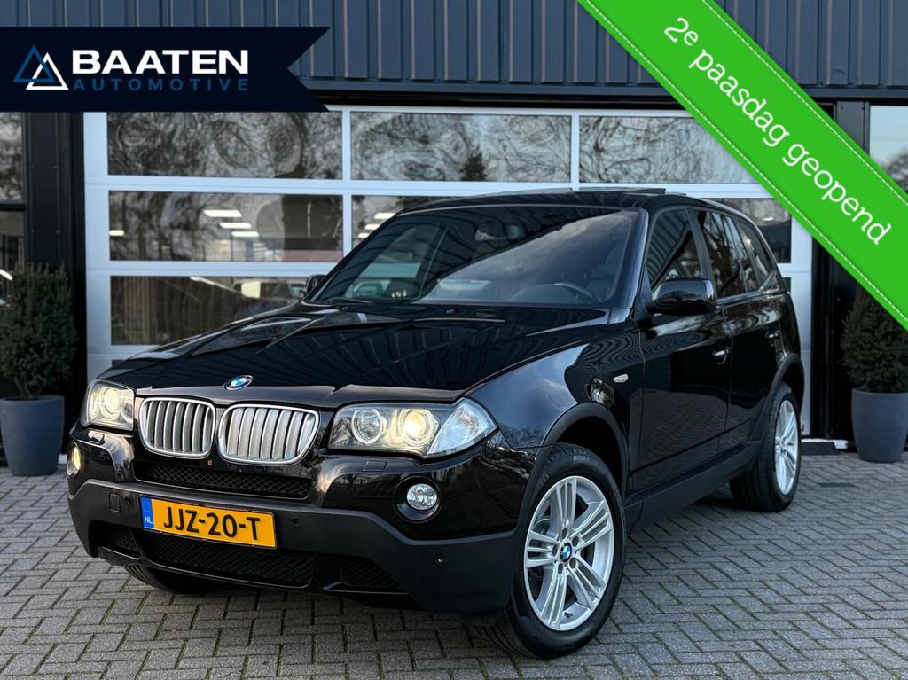 BMW X3 3.0si 272 PK |Pano|Leder|Trekhaak|Memory|Navi|Xenon, Automaat, Traction-control, Zwart, 2000 kg