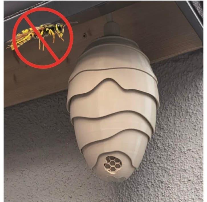 3DGeprint Nep Wespennest tegen Aziatische Hoornaars & Wespen, Ophalen of Verzenden, Nieuw, Ongediertebestrijding