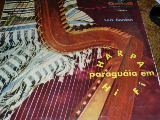 Luiz Bordón ‎Harpa Paraguaya Em Hi-Fi Chantecler ‎ LP Brazil, Ophalen of Verzenden, Gebruikt, 12 inch