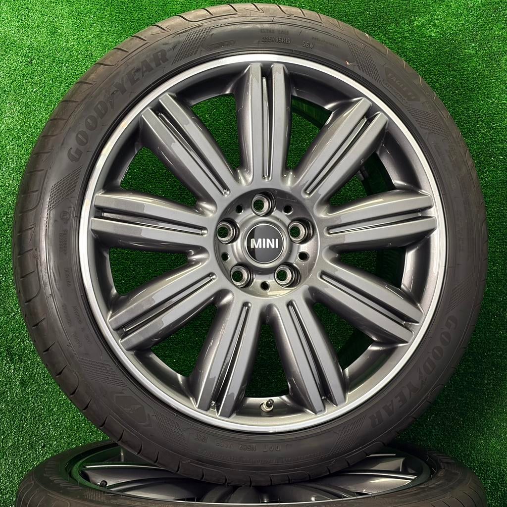Originele 19 inch Mini velgen met banden Countryman F60, 19 inch, Info@mini.com, Gebruikt, Banden en Velgen