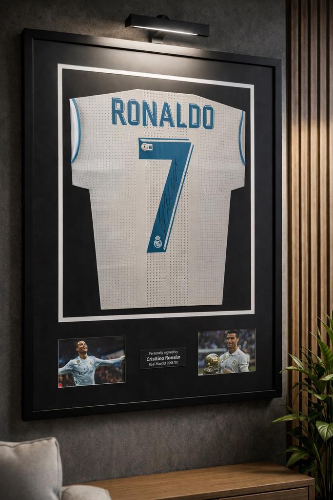 Cristiano Ronaldo Real Madrid 2017/18 Champions League Shirt, Ophalen of Verzenden, Zo goed als nieuw, Buitenlandse clubs, Shirt