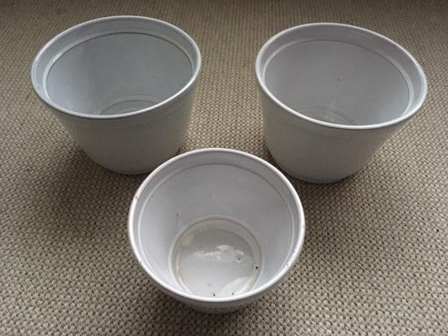 ADCO witte Azalea potten, Antiek en Kunst, Curiosa en Brocante, Ophalen of Verzenden