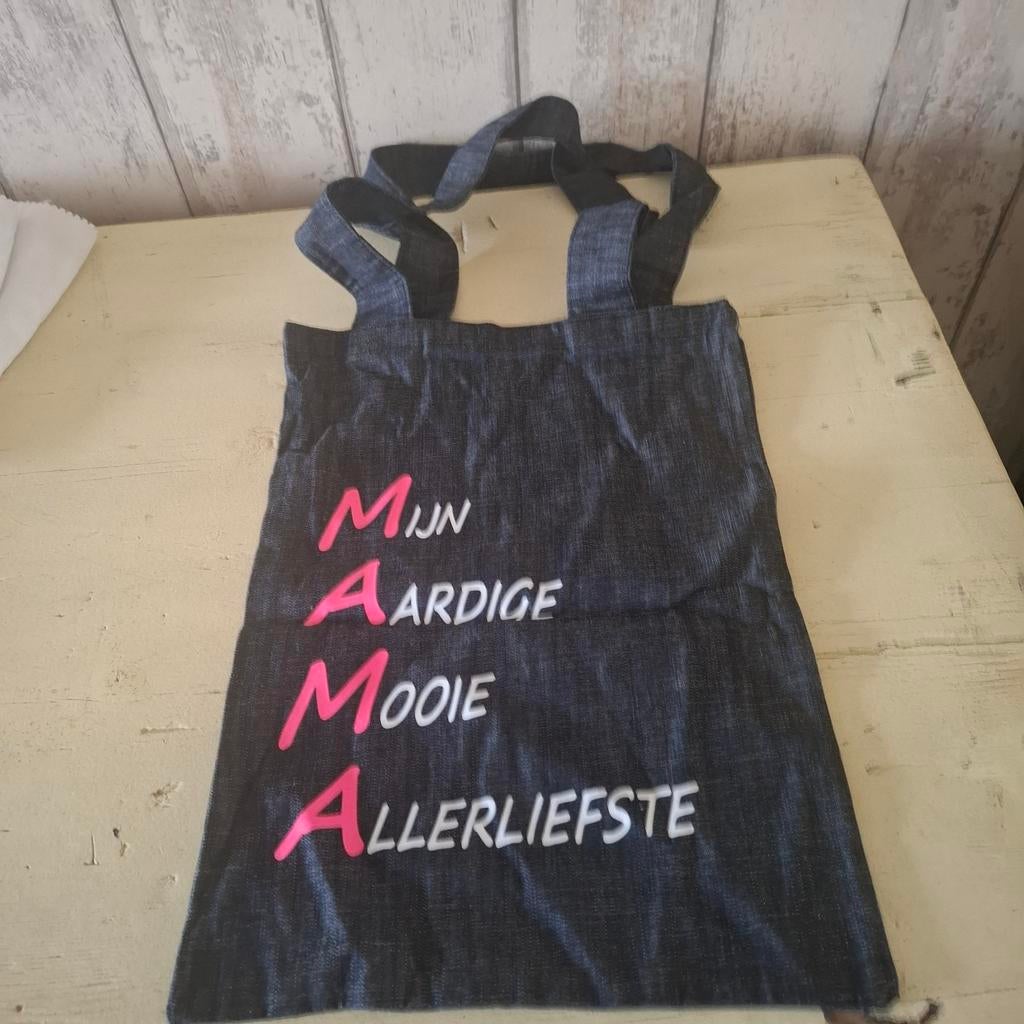 Leuke zelfgemaakte tas voor Moederdag, Sieraden, Tassen en Uiterlijk, Tassen | Damestassen, Ophalen of Verzenden, Nieuw, Zwart