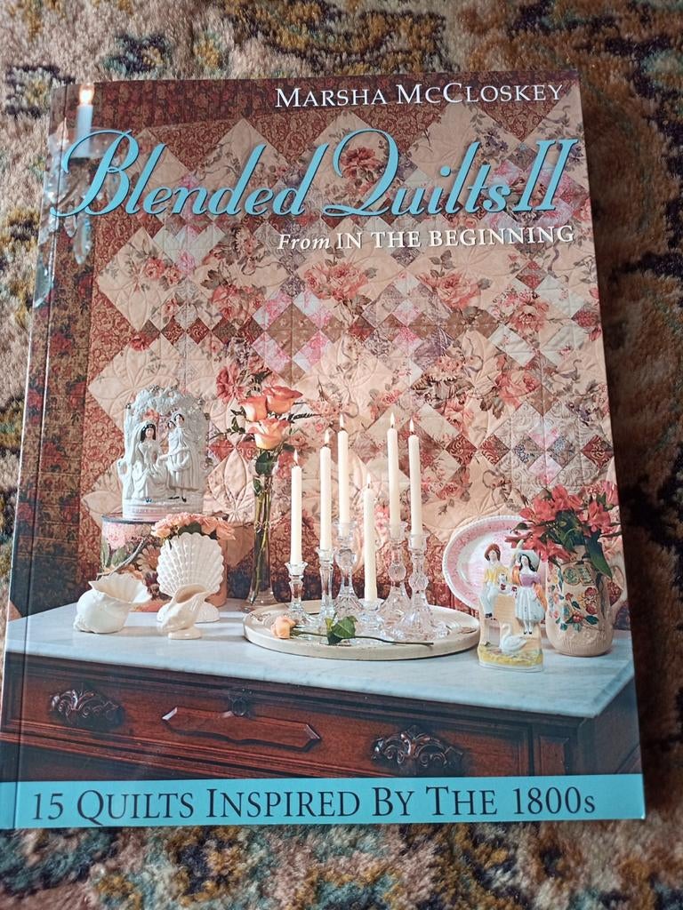 Blended quilt from In The Beginning  Marsha McCloskey, Ophalen of Verzenden, Zo goed als nieuw, Marsha McCloskey
