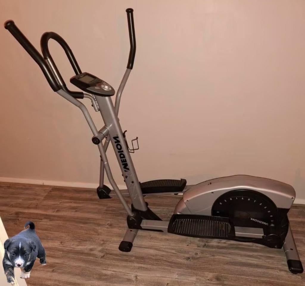 Medion Crosstrainer Hometrainer fitness gym fiets sport, Gebruikt, Ophalen of Verzenden, Crosstrainer, Metaal