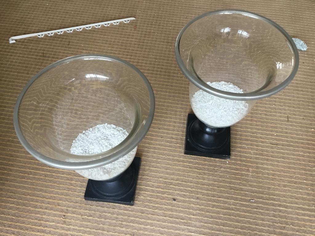 Vaas, Huis en Inrichting, Woonaccessoires | Vazen, Ophalen, Gebruikt, Overige kleuren, Glas