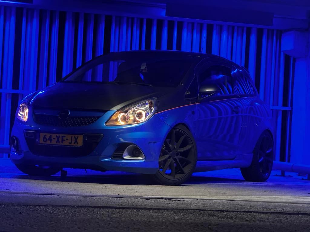 Opel Corsa 1.6 OPC 3D 2007 Blauw, Blauw, 340 pk, Origineel Nederlands, Handgeschakeld