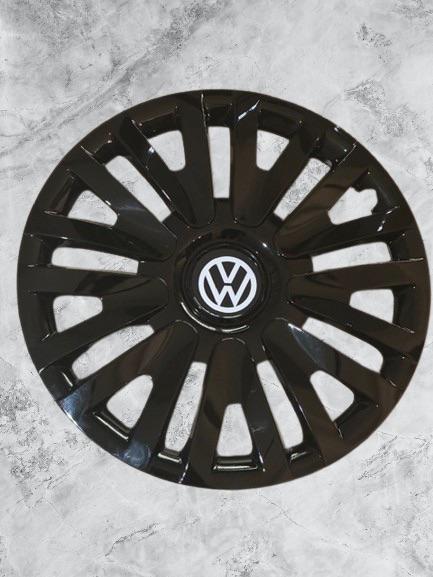 Nieuwe 14” Wieldoppen Set Zwart voor VW Polo UP Fox, VW, Nieuw, Ophalen of Verzenden, VW