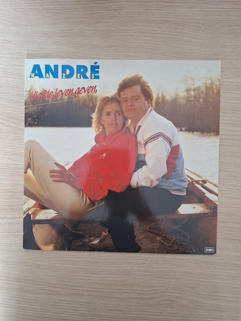 André Hazes - Liefde, Leven, Geven LP (Vinyl), Ophalen of Verzenden, Gebruikt, 12 inch, Levenslied of Smartlap