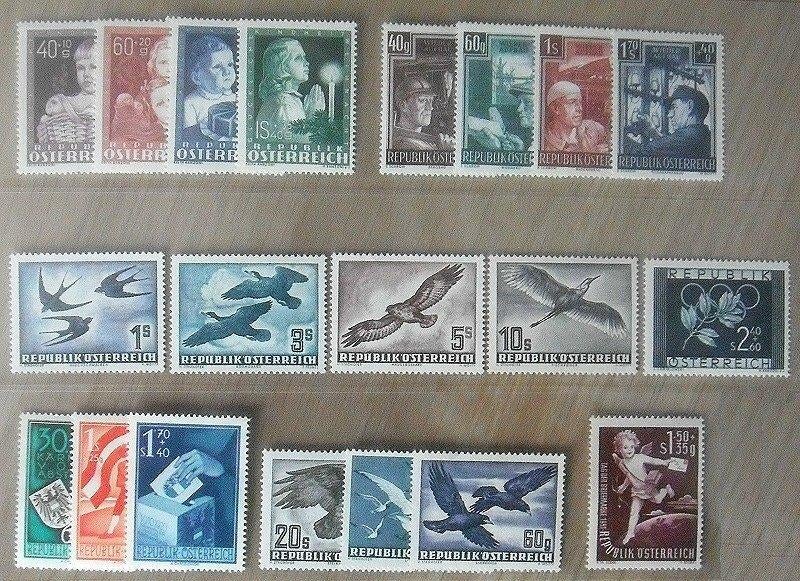 Oostenrijk 1949-1953, 8 prachtige postfrisse series., Verzenden, Postfris