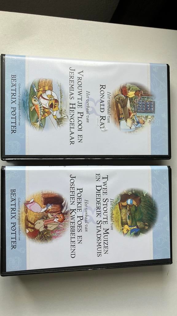 VHS Beatrix Potter 4 verhalen, Alle leeftijden, Ophalen of Verzenden, Zo goed als nieuw