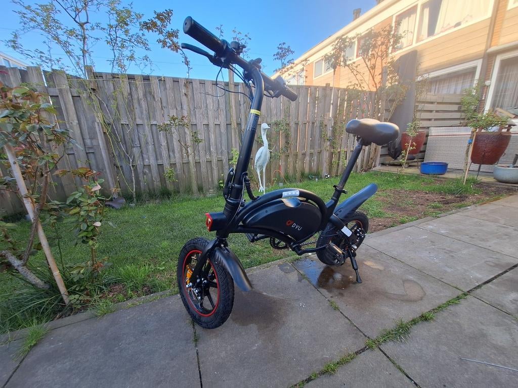 DYU D3+ Elektrische Vouwfiets - Compact en Krachtig, Fietsen en Brommers, Fietsen | Vouwfietsen, Ophalen of Verzenden, Zo goed als nieuw