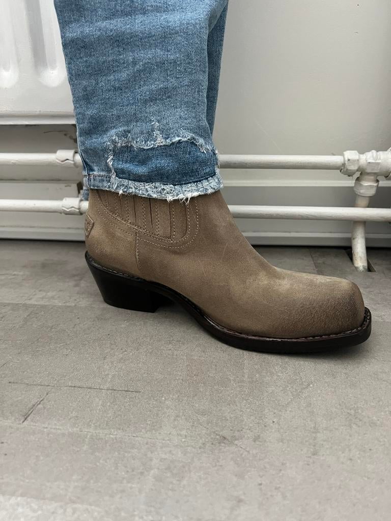 SHABBIES cowboylaarzen 37, Beige, Lage of Enkellaarzen, Nieuw, Ophalen of Verzenden