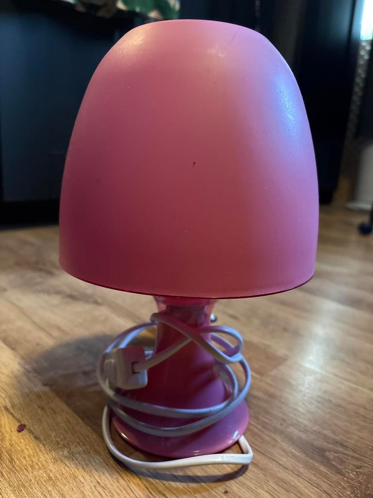 Leuk roze lampje - Sfeervolle verlichting, Huis en Inrichting, Lampen | Tafellampen, Gebruikt, Minder dan 50 cm, Kunststof, Ophalen