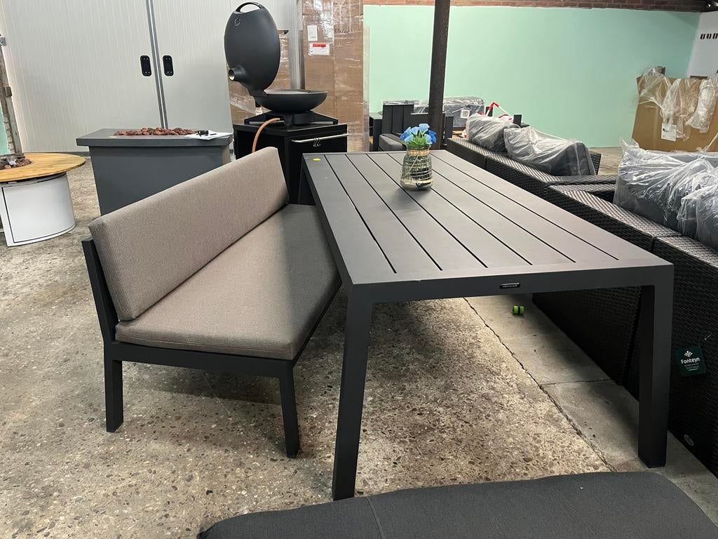 Tafel met bankje, Tuin en Terras, Ophalen, Nieuw, Aluminium