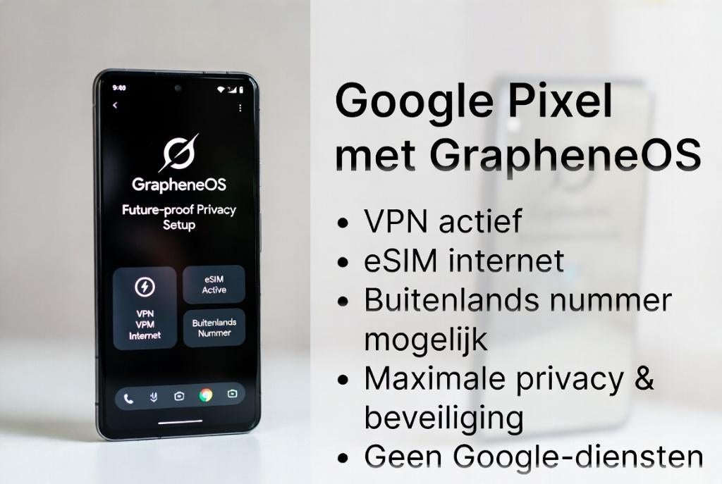 Google Pixel met GrapheneOS en meer, Telecommunicatie, Mobiele telefoons | Overige merken, Overige modellen, Refurbished, Ophalen of Verzenden