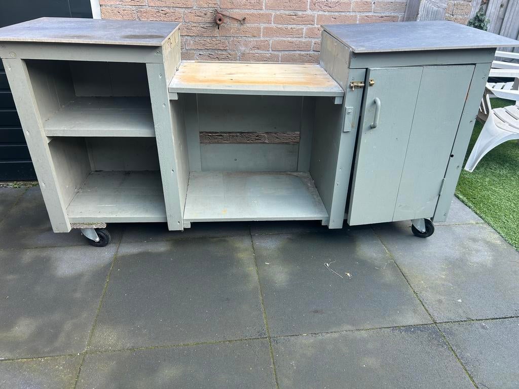 Gratis af te halen buitenkeuken, Ophalen, Zo goed als nieuw, Gas