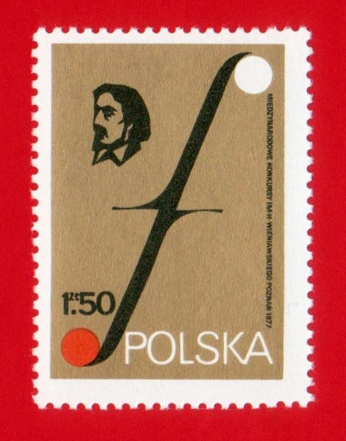 Polen, Muziek, Viool, Mi. 2515 postfris, Postzegels en Munten, Verzenden, Polen, Postfris