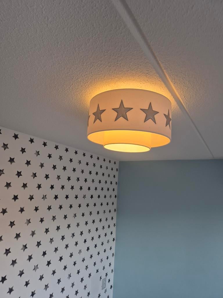 Taftan Plafondlamp Sterren - Slaapkamer/Kinderkamer, Ophalen, Zo goed als nieuw, Overige materialen, Modern, Speels, Kinderkamer