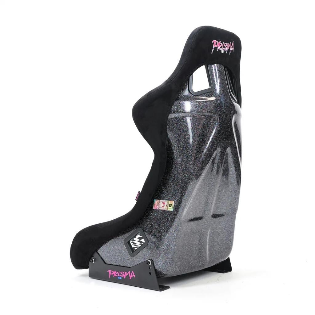 NRG Prisma Trippy Zwart wit suede Kuipstoel Sportstoel, Ophalen of Verzenden