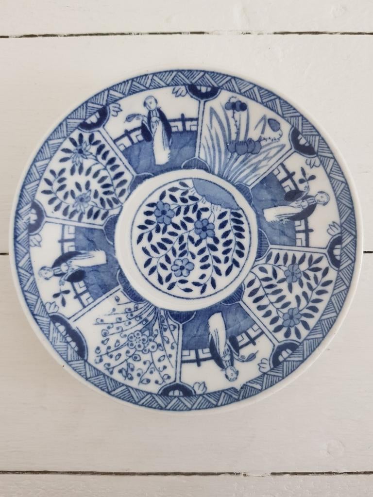 Klein bordje hollands blauw, Ophalen of Verzenden