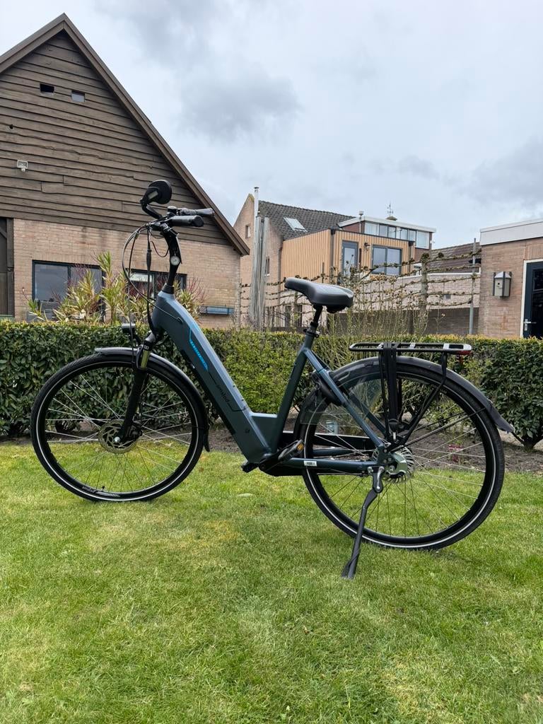 Elektrische fiets Amslod Hamilton, Gebruikt, 51 tot 55 cm, 50 km per accu of meer, Ophalen