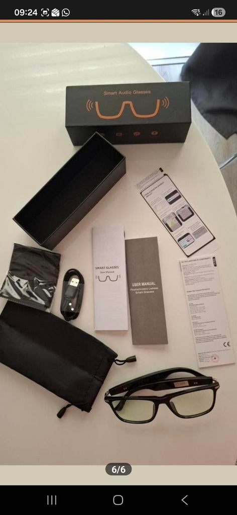 Slimme bril,smart glasses,bellen en muziek luisteren, Ophalen of Verzenden, Nieuw, Overige merken, Bluetooth