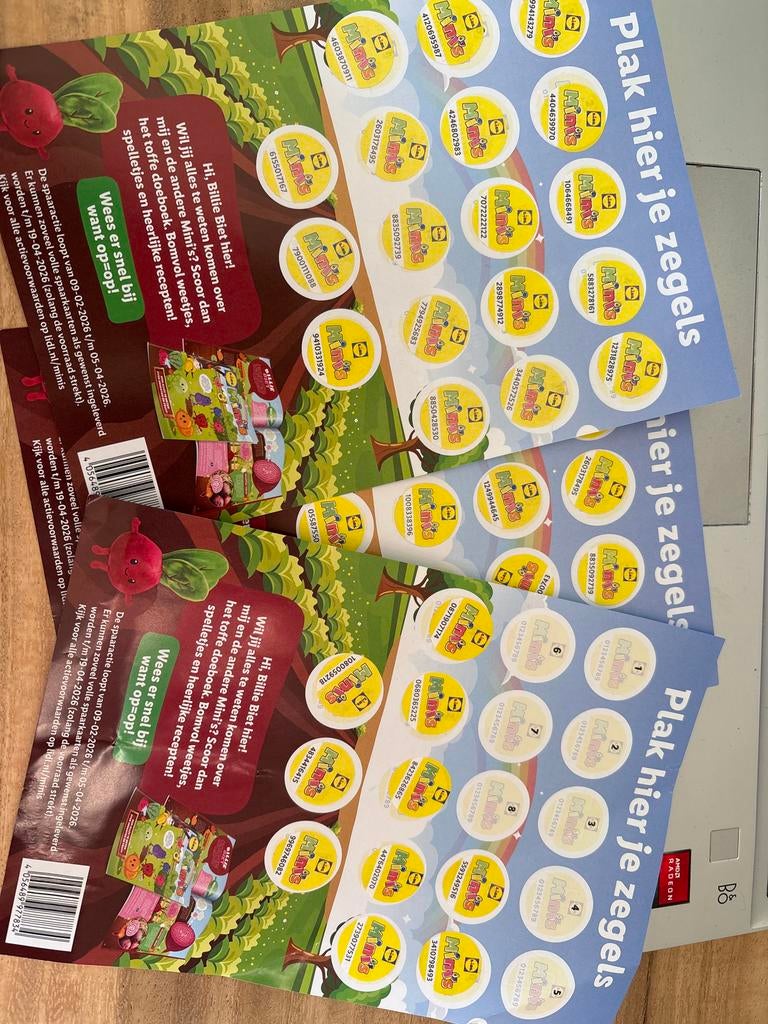 Lidl Mini's spaarkaarten (2 vol + 10 zegels), Ophalen of Verzenden, Nieuw