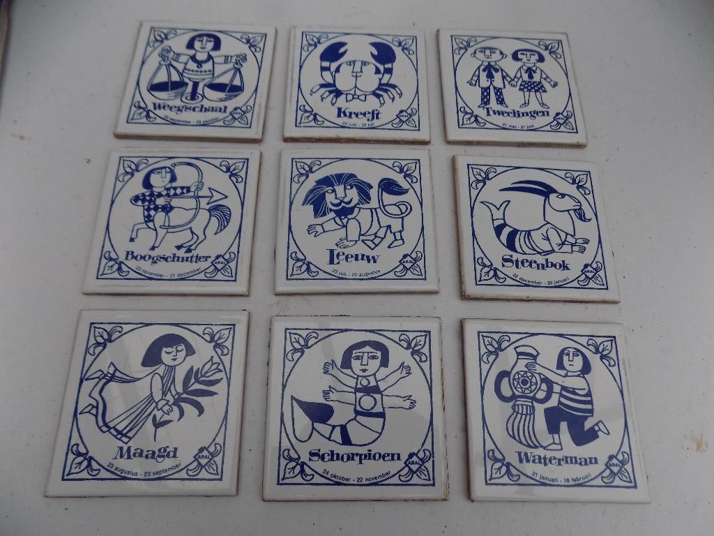 sterrenbeeld tegels van Saime Italie verjaardagscadeau., Ophalen of Verzenden, Gebruikt