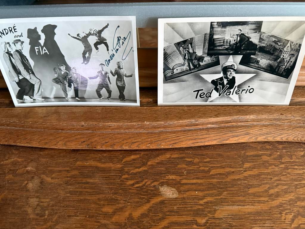 Vintage foto's: André & FIA en Ted Valerio, Gebruikt, Foto, Ophalen of Verzenden, Voor 1940