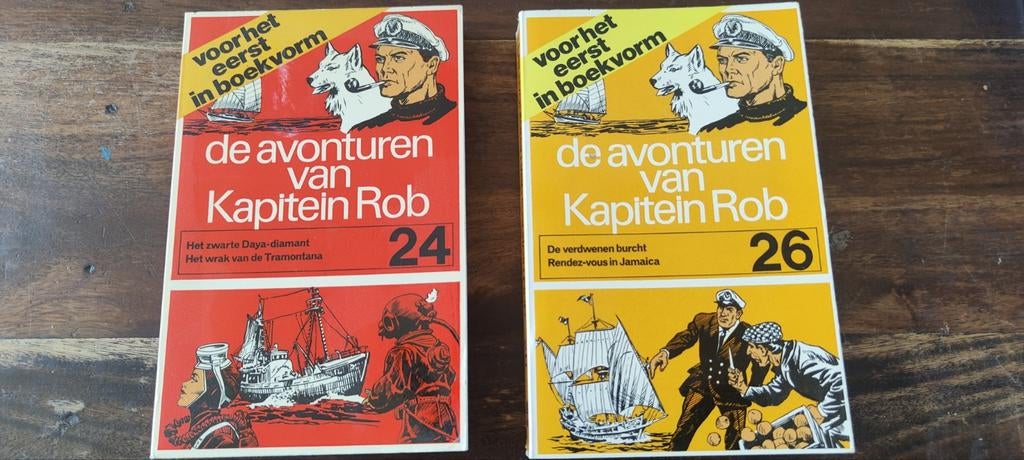 De avonturen van Kapitein Rob deel 24 en 26, Meerdere stripboeken, Ophalen of Verzenden, Zo goed als nieuw, Pieter Kuhn