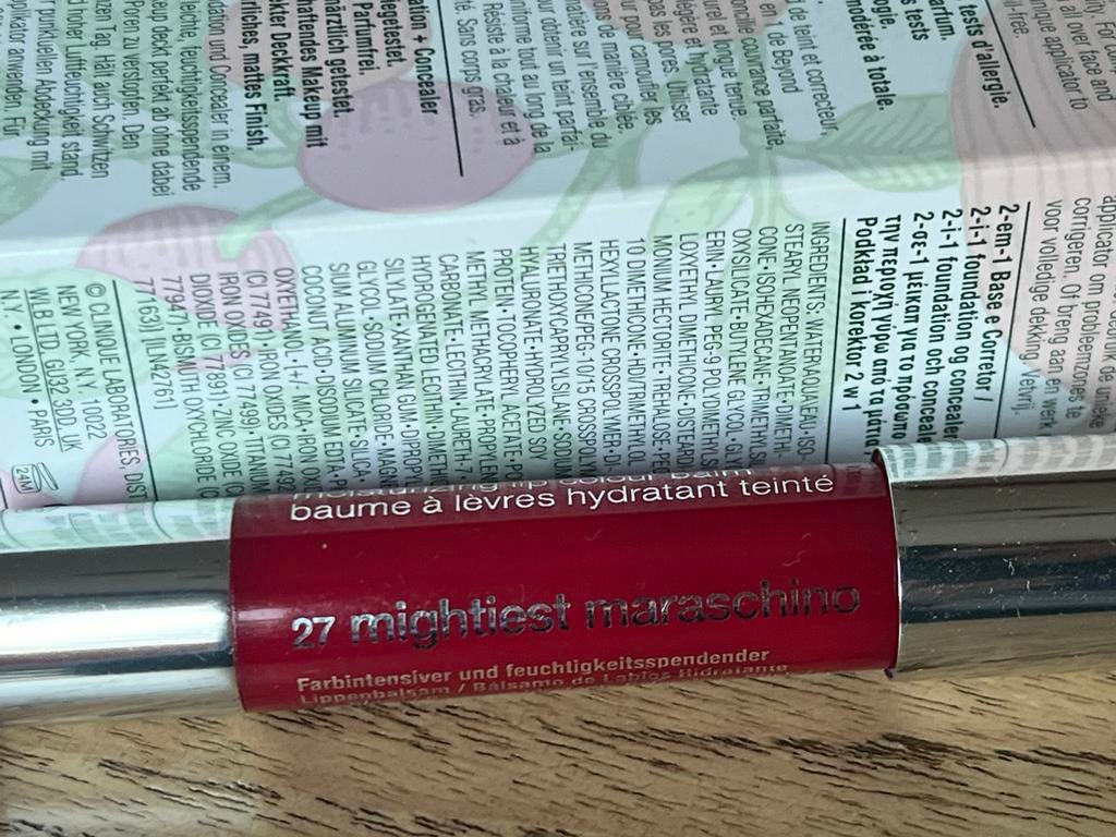 Clinique Chubby Stick Lip Balm 27 Mightiest Maraschino, Lippen, Nieuw, Ophalen of Verzenden, Make-up