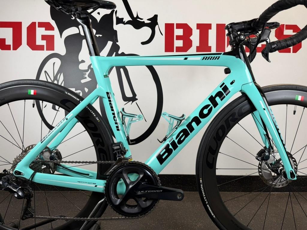 racefiets bianchi aria disc ultegra di2, Ophalen of Verzenden, Zo goed als nieuw