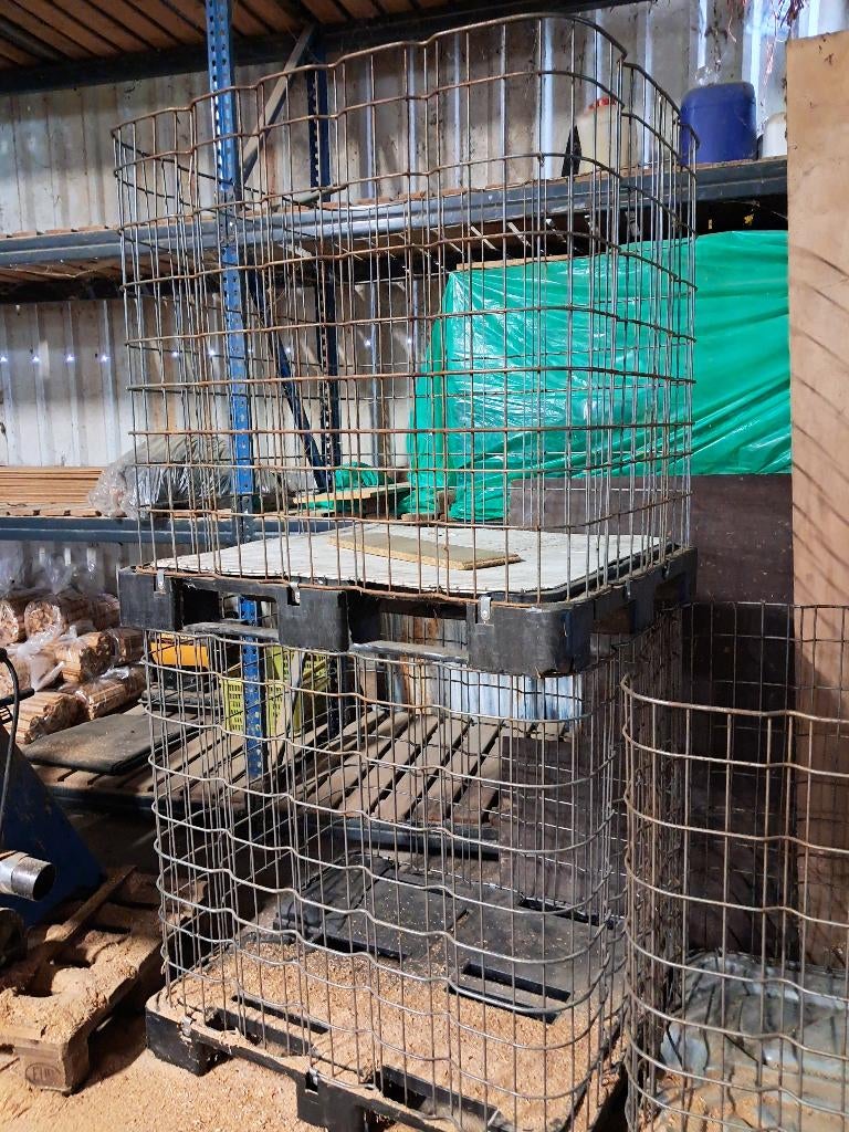 fijnmazige IBC containers, Doe-het-zelf en Verbouw, Kratten en Dozen, Ophalen, Gebruikt, 100 cm of meer, 60 cm of meer