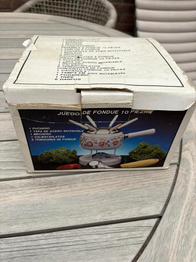 Fondue set nieuw, Ophalen of Verzenden, Zo goed als nieuw