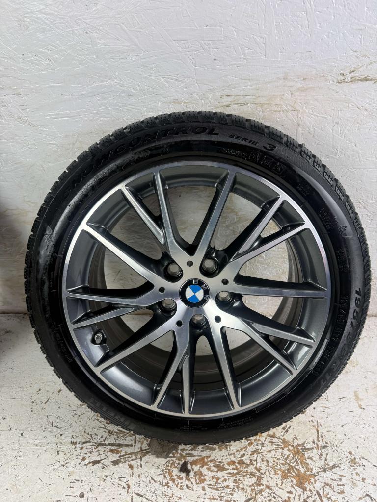 Originele BMW 1 2 Serie velgen 17" 5x112 Style 489 8mm set, Niet ingevuld, Gebruikt, Banden en Velgen, Niet ingevuld