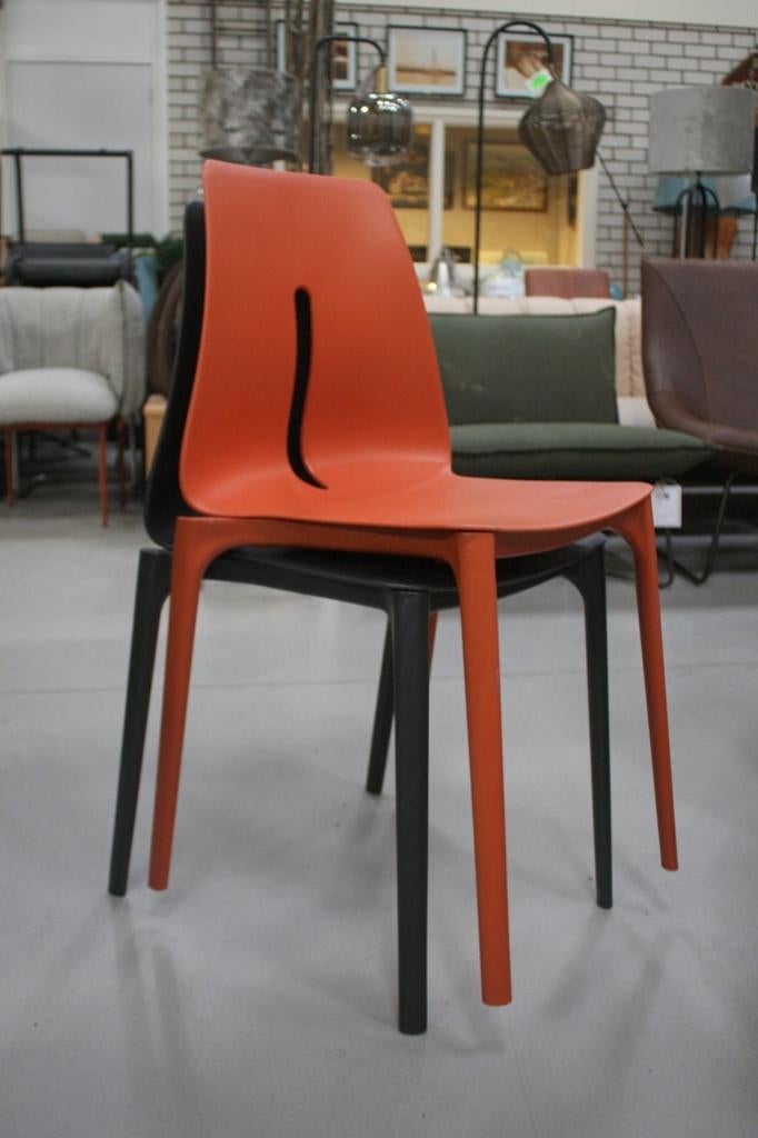 Hippe tuinstoelen kunststof modern terras horeca stapelbaar, Tuin en Terras, Tuinmeubel-accessoires, Ophalen, Nieuw