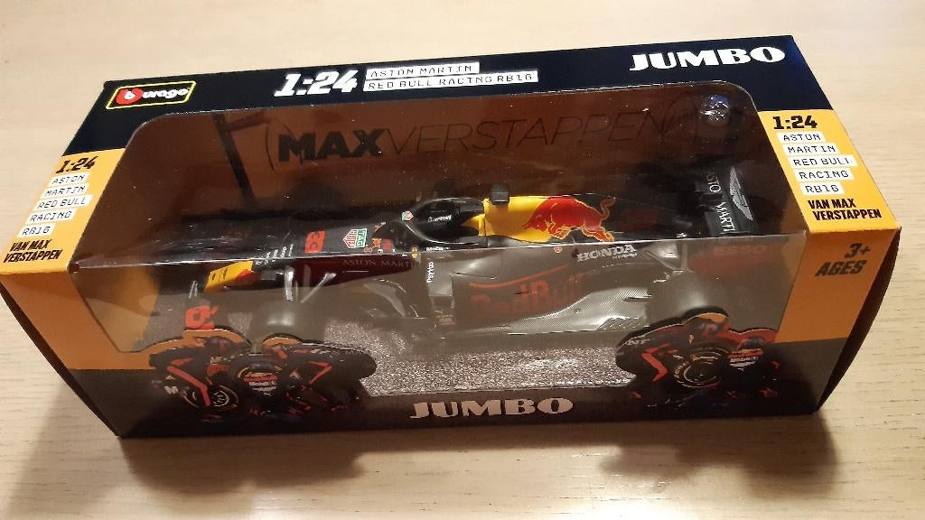 Max Verstappen Jumbo auto 2020 RB16, Ophalen of Verzenden, Nieuw, Auto, Bburago