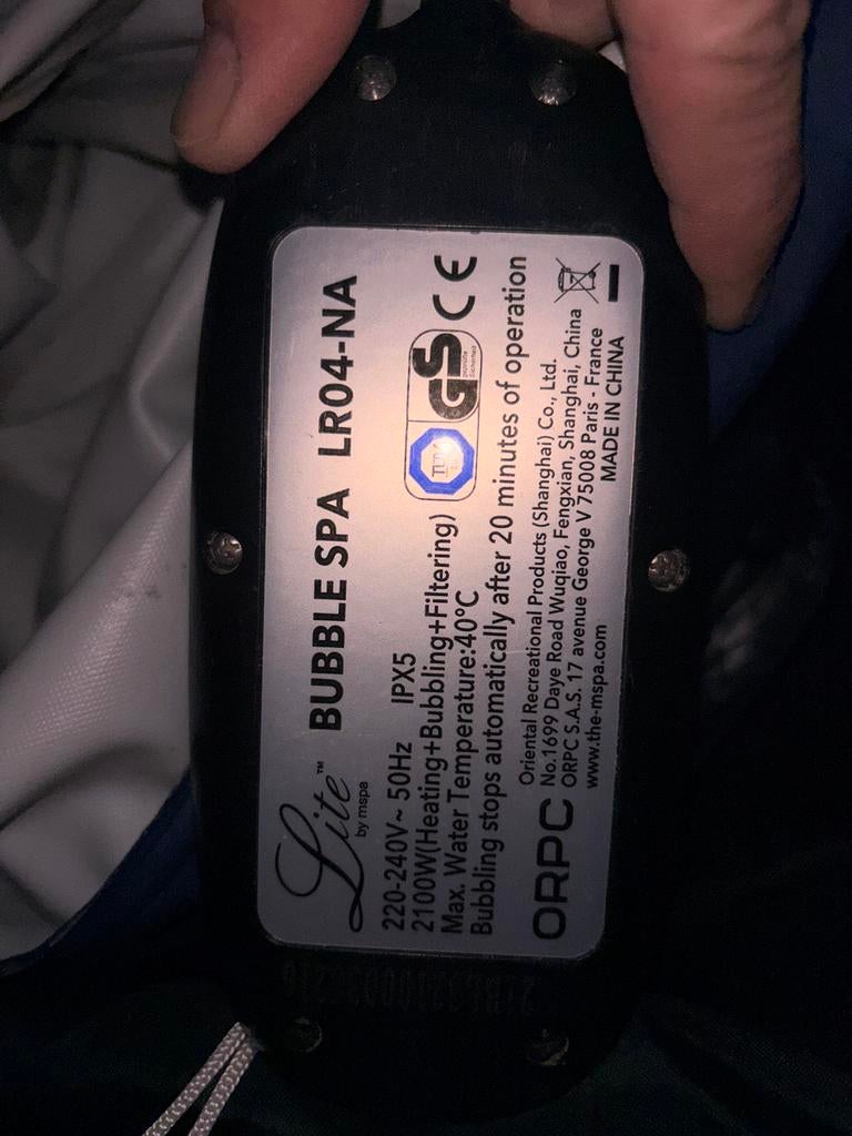 Opblaasbare Jacuzzi - Ontspanning voor Thuis, Ophalen, Gebruikt