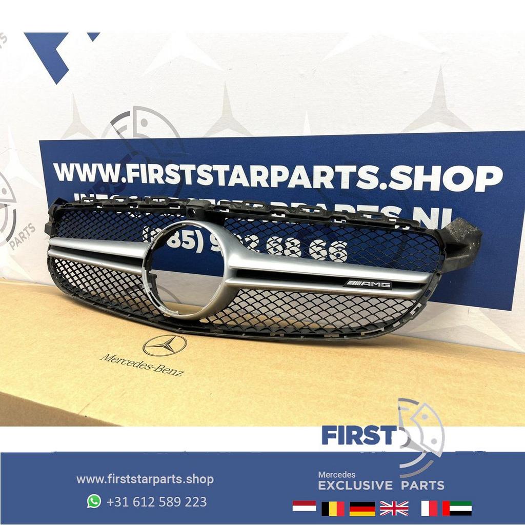 W205 C205 C63 AMG Gril Mercedes C klasse 2014-2019 W205 C63s, Gebruikt, -, Ophalen of Verzenden, -