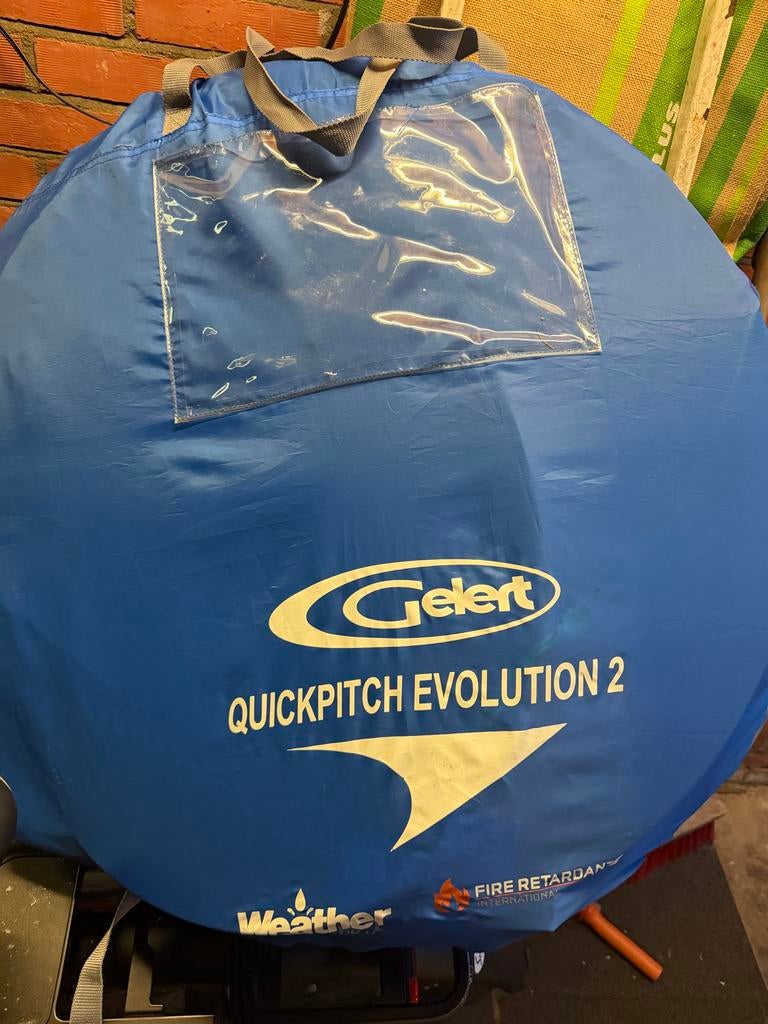 Gelert Quickpitch Evolution 2 - 1-persoons opgooitent, Caravans en Kamperen, Ophalen of Verzenden, Gebruikt, Tot en met 2