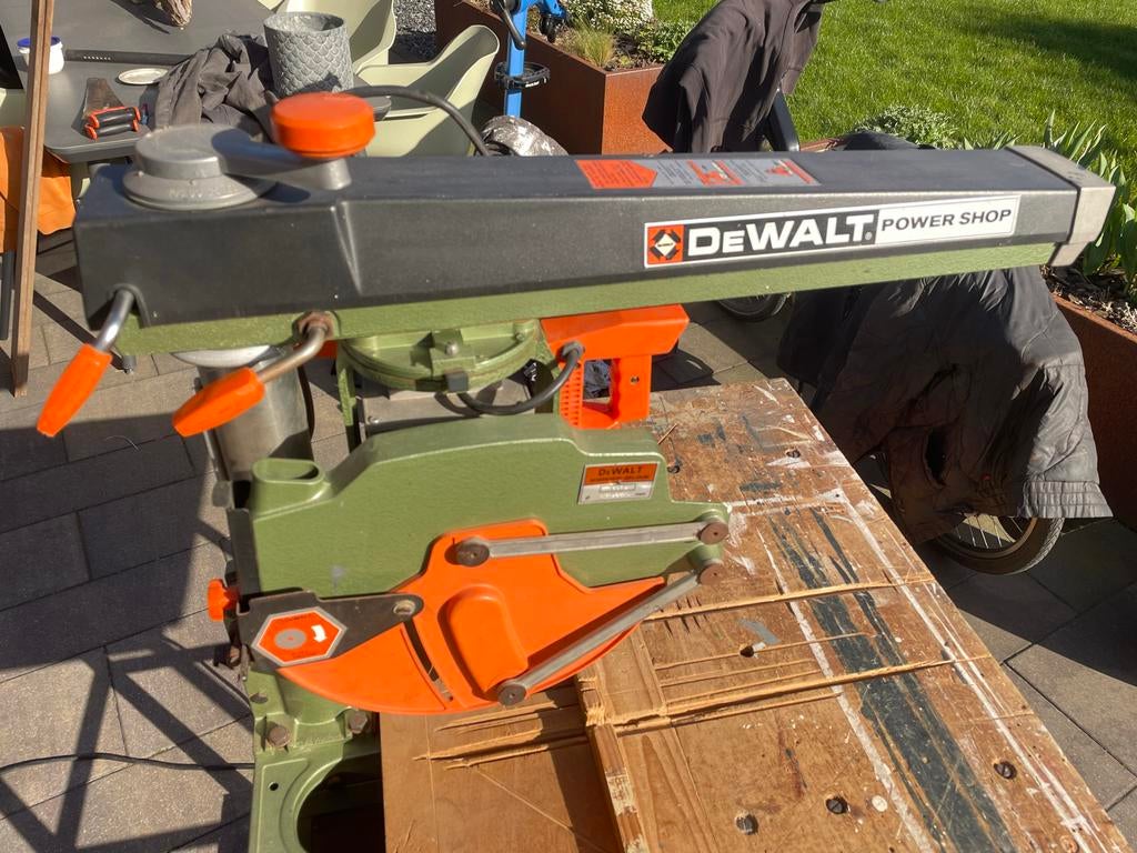 Dewalt DW125 Power Shop Radiaal/Afkortzaag, Ophalen, Gebruikt, 70 mm of meer, Afkortzaag