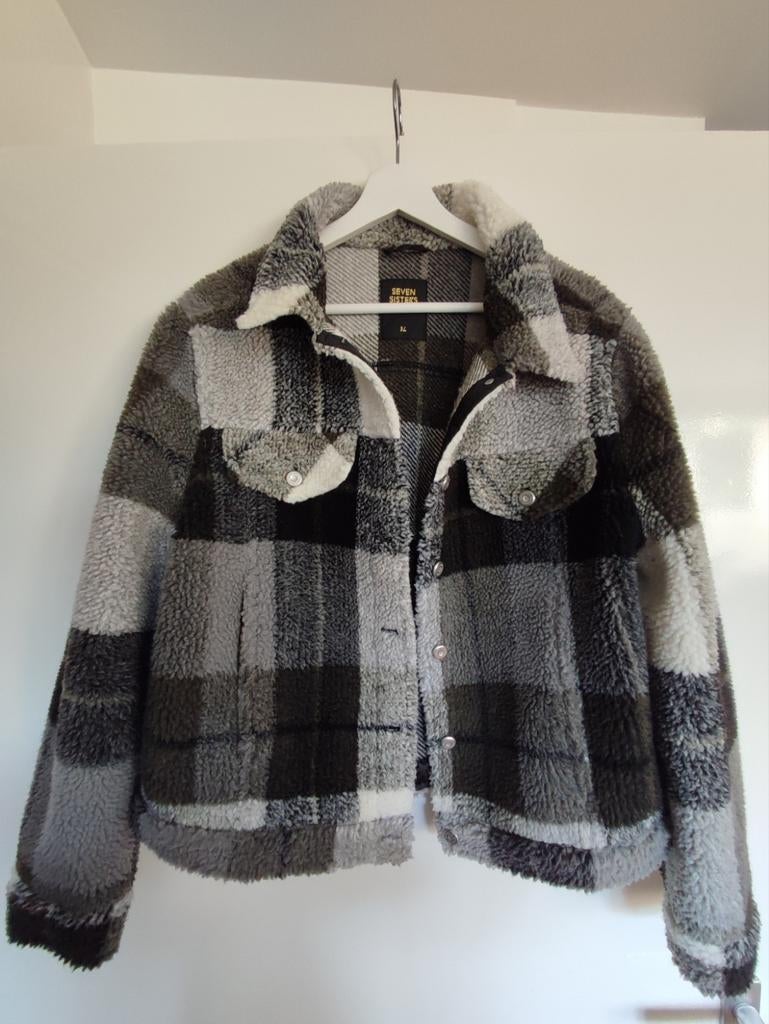 Geblokte jas XL - Seven Sisters, Seven Sisters, Maat 46/48 (XL) of groter, Ophalen of Verzenden, Zo goed als nieuw