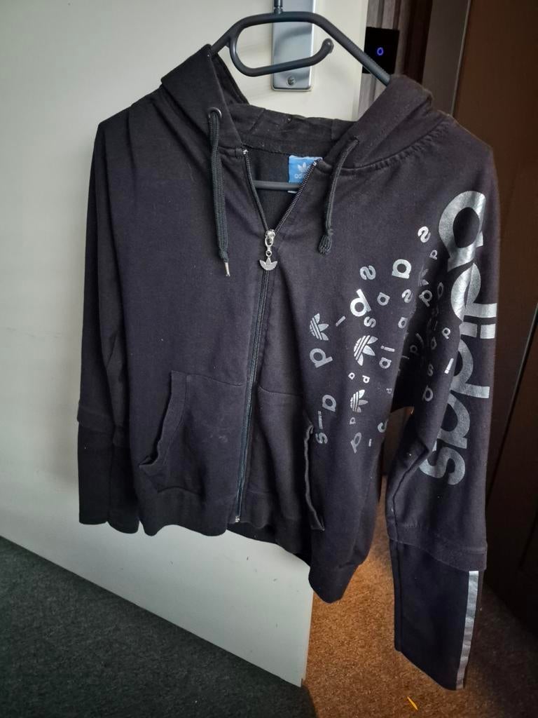 Adidas sweatvest mt 152/158Vaste prijs€15euro, Ophalen of Verzenden, Zo goed als nieuw, Meisje, Trui of Vest