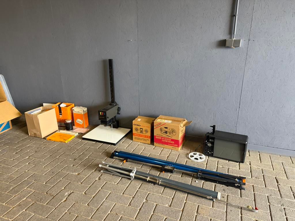 Complete analoge foto & film set – Durst vergroter, Bolex,, Ophalen, Zo goed als nieuw, Overige merken