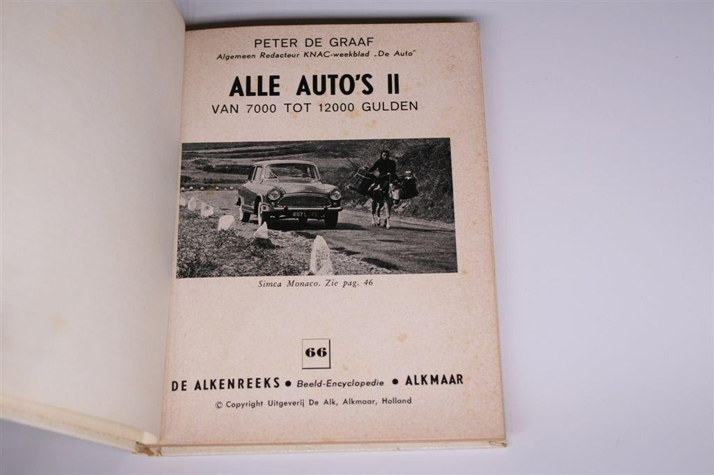 Auto's van ƒ7000-ƒ12000 — Alkenreeks Nr. 66 [Vintage 1962], Boeken, Ophalen of Verzenden, Gelezen, Algemeen
