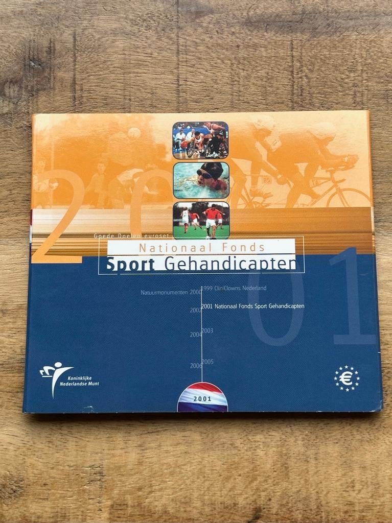 Gehandicapten sporten munten set, Ophalen of Verzenden, Koningin Beatrix