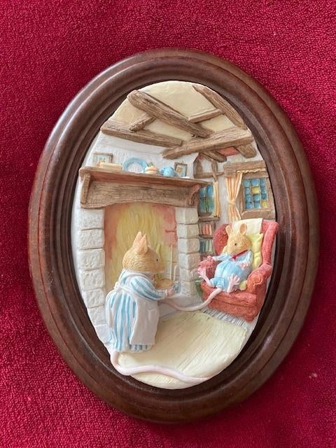 Brambly Hedge Schilderij 3D Wall Plaque, Winter, Als Nieuw, Ophalen of Verzenden, Zo goed als nieuw, Dier