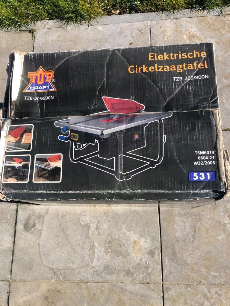 Elektrische Cirkelzaagtafel., Ophalen, Gebruikt, Cirkelzaag, 70 mm of meer