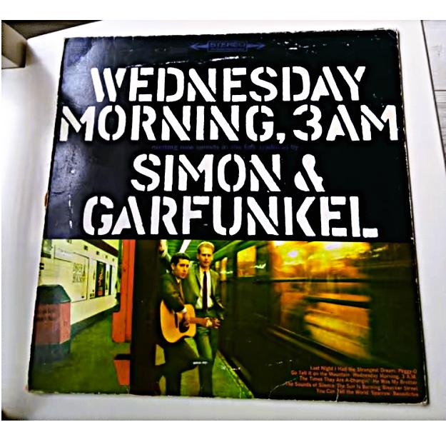 original lp- simon & garfunkel-wednesday morning 3 AM, Gebruikt, Ophalen of Verzenden, 1970 - 1979, Inclusief binnenhoes